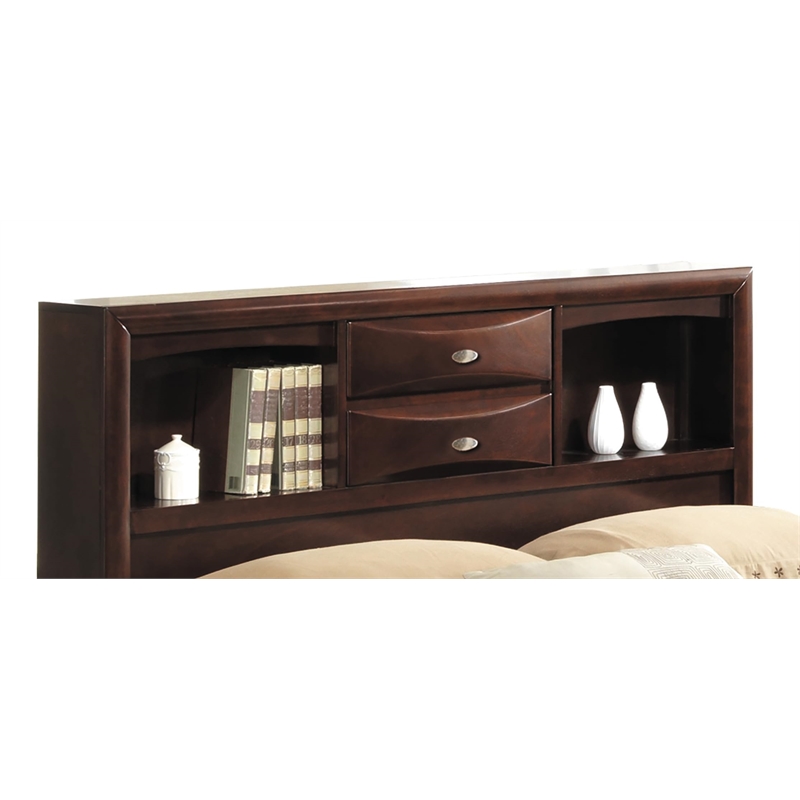 ACME Ireland Queen Storage Bed in Espresso