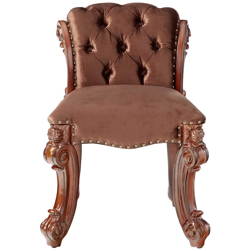 ACME Vendome Vanity Stool in Cherry
