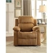 ACME Parklon Microfiber Motion Recliner with Pillow Top Armest in Chocolate