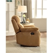 ACME Parklon Microfiber Motion Recliner with Pillow Top Armest in Chocolate
