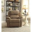ACME Bina Motion Recliner with Pillow Top Armrest in Taupe Microfiber