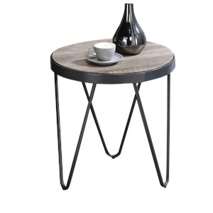 acme bage end table in weathered gray oak