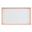 ACME Laina End Table in Frosted Glass and Copper