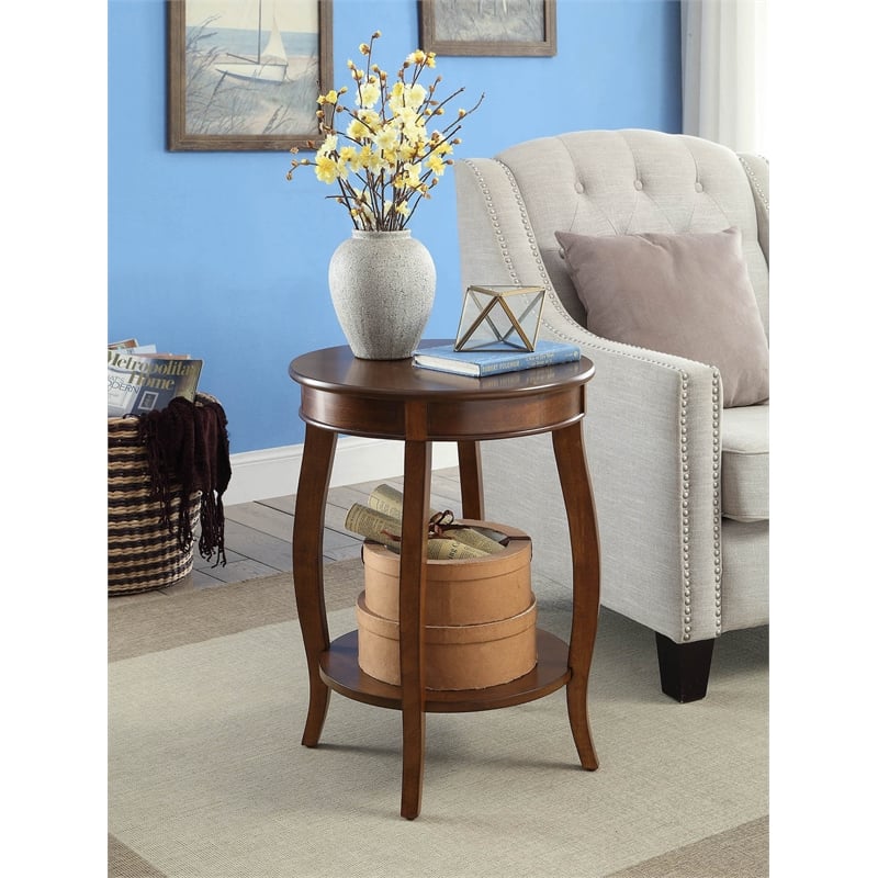 ACME Aberta End Table in Walnut