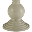 ACME Alyx Wooden Round Pedestal Table in Antique White