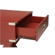 ACME Babs 1-Drawer Wooden End Table in Red