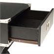 ACME Babs 1-Drawer Wood Square End Table in Black