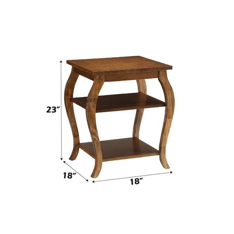 ACME Becci End Table in Walnut