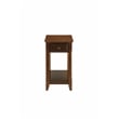 ACME Bertie 1-Drawer Wooden End Table with Bottom Shelf in Walnut
