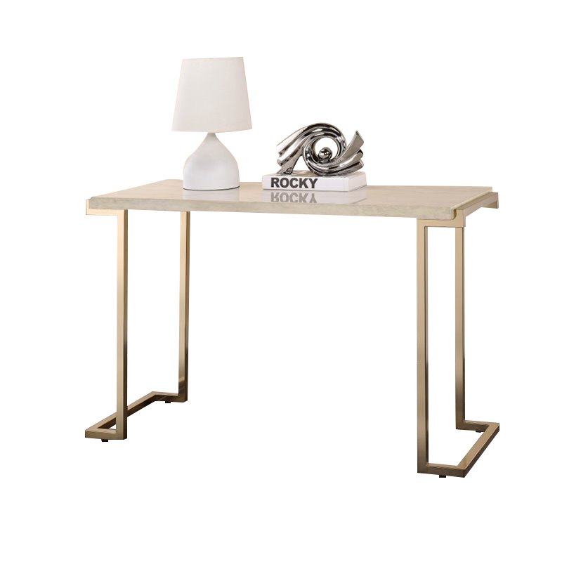 Acme Boice Ii Console Table In Faux, Acme Console Table