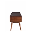 ACME Christa 2-Drawer Wooden TV Stand in Espresso and White