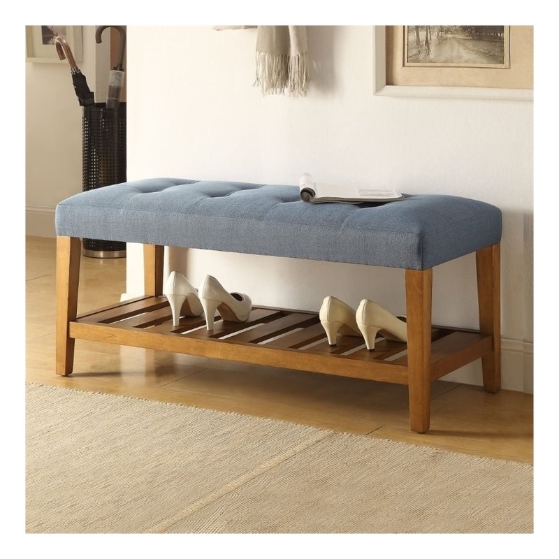 Charla Bench in Beige Oak