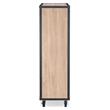 ACME Bemis Wooden Chest with Caster Wheels in Weathered Light Oak