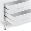 ACME Deoss Wooden Rectangular 2-Drawer Nightstand with 