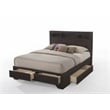 ACME Madison II Wood Queen Platform Bed with Storage in Espresso