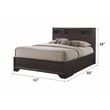 ACME Madison II Wood Queen Platform Bed with Storage in Espresso