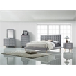 ACME Valda Upholstered 6-Drawer Dresser in Light Gray Fabric