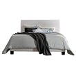 ACME Lien Faux Leather Upholstered Queen Panel Bed in White
