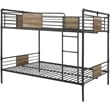 ACME Brantley Queen over Queen Metal Bunk Bed in Sandy Black