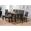 ACME Urbana Rectangular Wooden Extendable Dining Table in Espresso