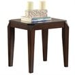 ACME Docila Square Wooden End Table in Walnut