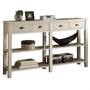 acme galileo console table in cream