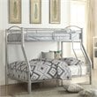 ACME Cayelynn Twin over Full Bunk Bed in Silver