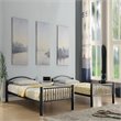 ACME Cayelynn Twin over Twin Metal Bunk Bed in Black