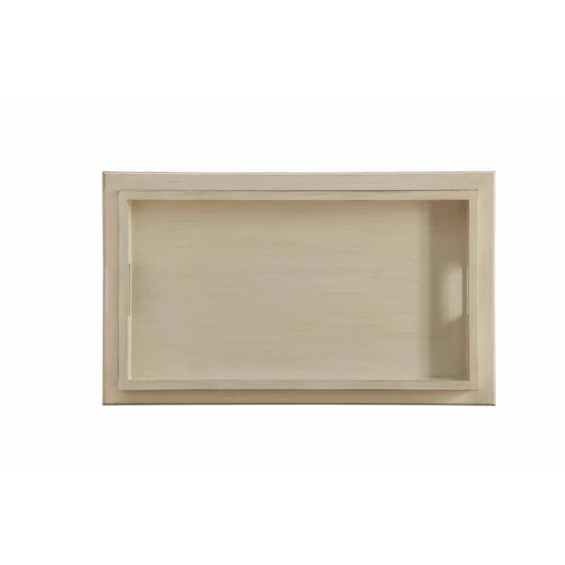ACME Frisco Tray Table in Antique White
