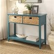 ACME Flavius Console Table in Teal