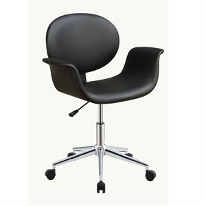 acme camila office chair in black
