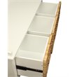 ACME Flavius 3-Drawer Wooden Storage Bench in White