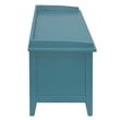 ACME Flavius Storage Bench in Teal