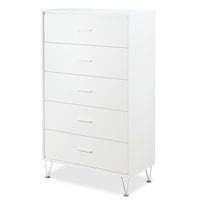 Acme Deoss 2 Drawer Nightstand In White 97332