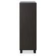 ACME Eloy Wooden Rectangular Chest with 5 Storage Drawers in White and Espresso