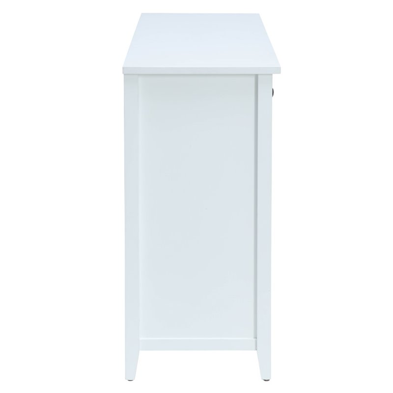 ACME Flavius Wooden 6 Drawers Accent Chest in White