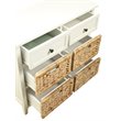 ACME Flavius Wooden 6 Drawers Accent Chest in White