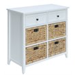 ACME Flavius Wooden 6 Drawers Accent Chest in White