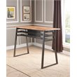 ACME Scarus Bar Table in Natural and Gunmetal