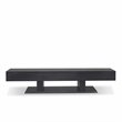 ACME Follian Wooden Double Pedestal Base TV Stand in Black