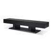 ACME Follian Wooden Double Pedestal Base TV Stand in Black