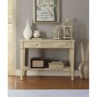 ACME Siskou 1-Drawer WoodenConsole Table in Antique White