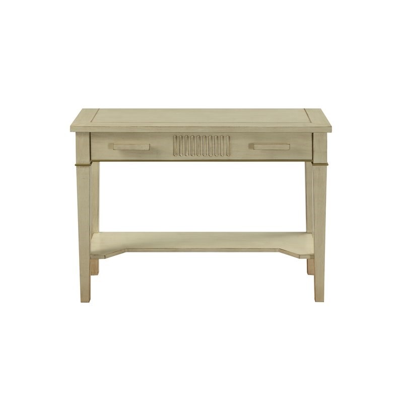 ACME Siskou 1-Drawer WoodenConsole Table in Antique White