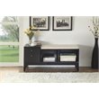 ACME Boyet 1-Drawer Wooden Bench with 2 Compartments in Black