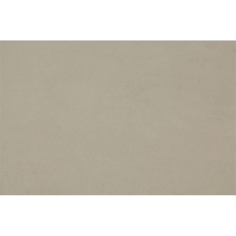 ACME Berci Wooden Upholstered Bench with Removable Cushion in Beige and White