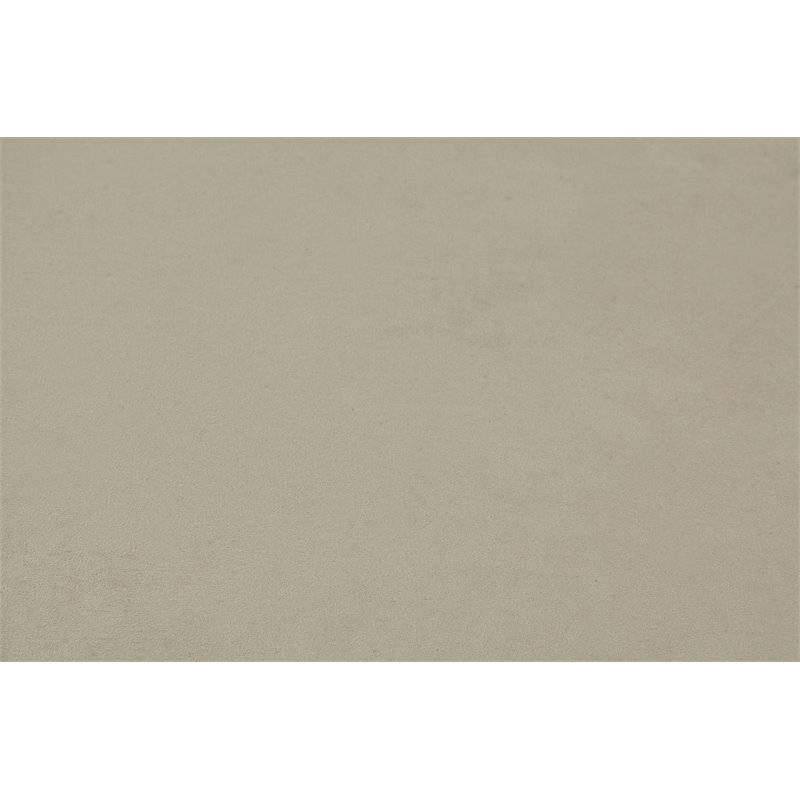 ACME Berci Wooden Upholstered Bench with Removable Cushion in Beige and White