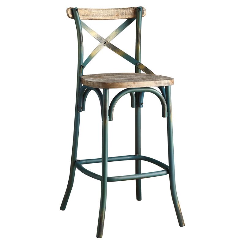 acme zaire antique bar chair