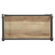 ACME Itzel 4 Wooden Tiers Rectangular Bookshelf in Antique Oak and Sandy Gray