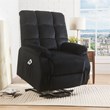 ACME Ipompea Velvet Tufted Recliner in Black