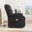 ACME Ipompea Velvet Tufted Recliner in Black